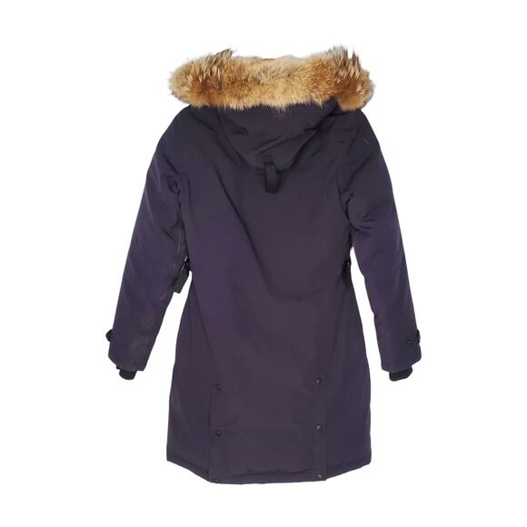 Canada Goose Kensington Parka Down Jacket Black Hooded 2506LA Size Small - Picture 2 of 15